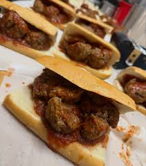 Bertucelli’s La Villa signature dishes Ravioli (Sold by the box for home cooking)Meatball SandwichPotato Salad